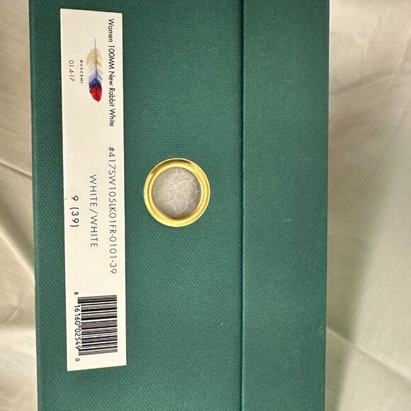 Buscemi Womens 100MM New Rabbit White Sneakers US 9 - Picture 10 of 13